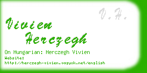 vivien herczegh business card